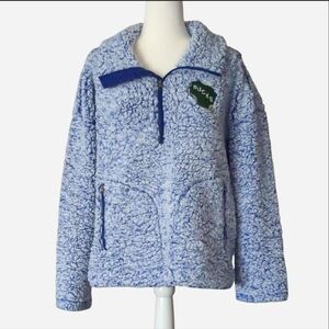 🏀 NBA Milwaukee Bucks G-III 4Her Sherpa Quarter-Zip Pullover Size L